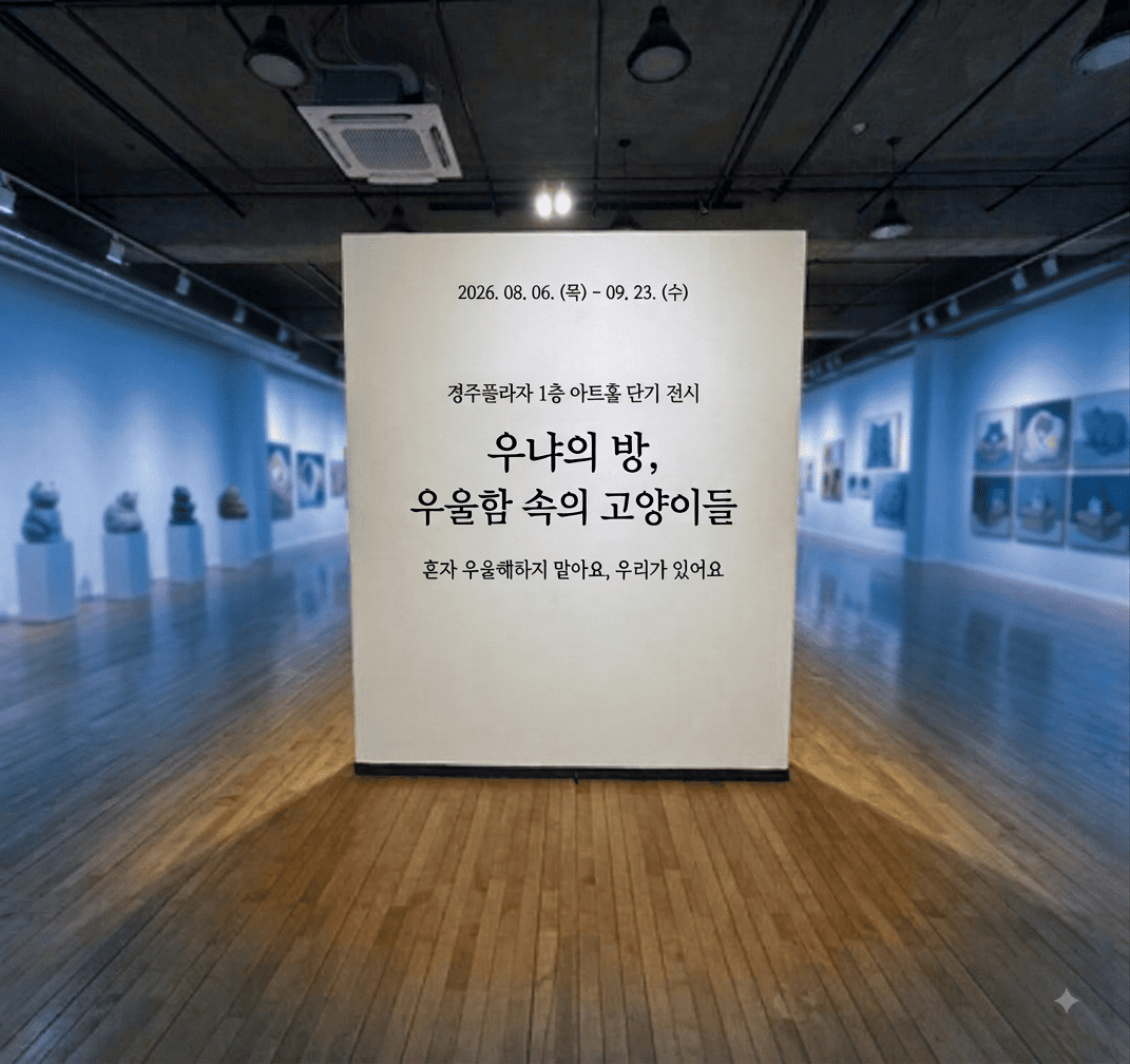 우-냐의 방 오프라인 전시